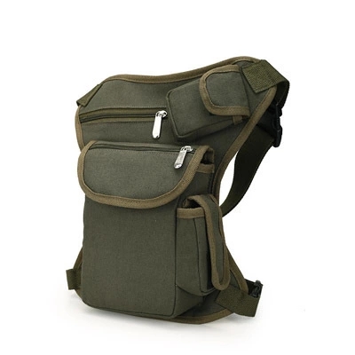 Multi-function Motorcycle Cycling Canvas Waist Leg Bag Outdoor Tactical Waist Leg Bag