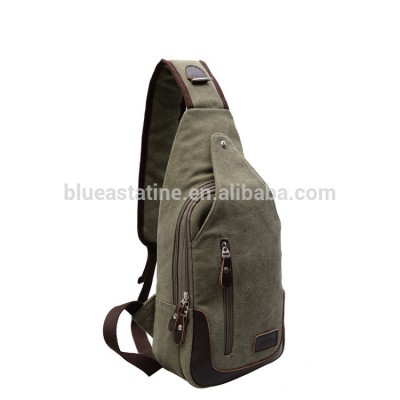 Canvas Men Messenger bag Outdoor Travel Hiking Sport Man Chest Bag Military Shoulder Bag