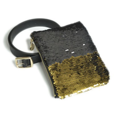 Adjust Belt Sequin Mermaid Waist Bag